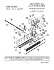 Direct Vent Counterflow Wall Furnace Installation And Cozy