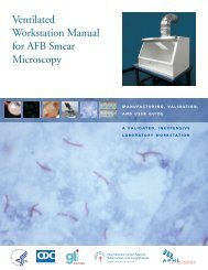 Ventilated Workstation Manual for AFB Smear Microscopy
