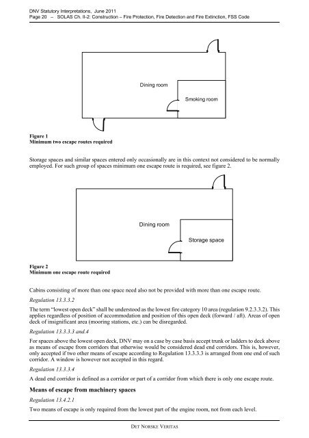 solas interpretations - DNV Exchange