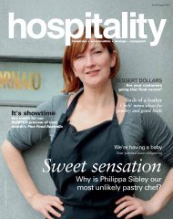 download Hospitality August 2010 - Foodservice Gateway