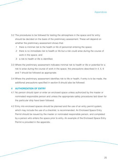 Enclosed Space Entry - Shipowners