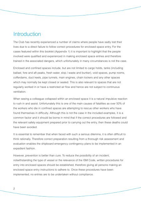 Enclosed Space Entry - Shipowners