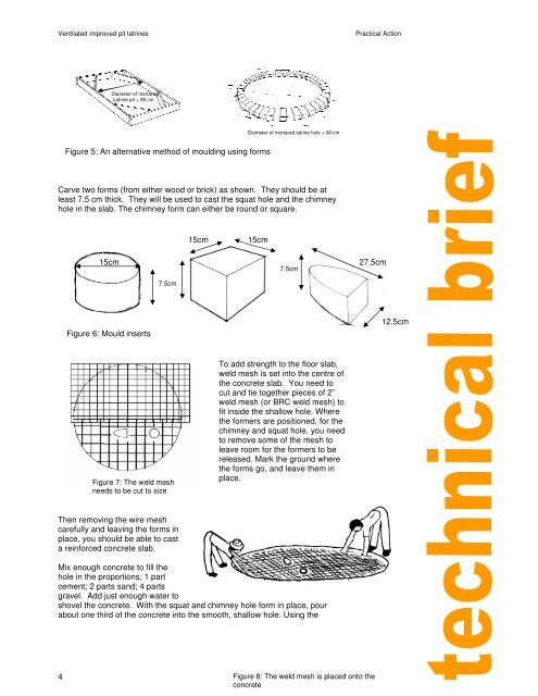 Ventilated improved pit latrine technical brief - Engineering for Change