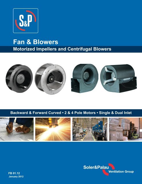 Fans and Blowers Brochure - Soler-palauinc.com