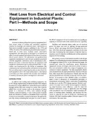 Heat Loss from Electrical and Control Equipment in - Kansas State ...