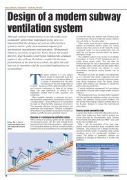 Design of a modern subway ventilation system - Arup