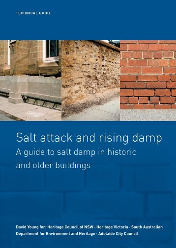 Salt attack and rising damp - Department of Planning and ...