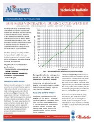 minimum ventilation during cold weather - Aviagen Turkeys