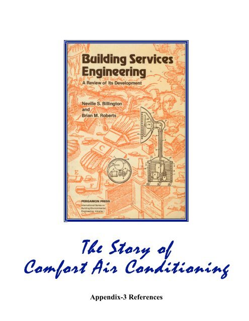The Story Of Comfort Air Conditioning Cibse Heritage Group Website
