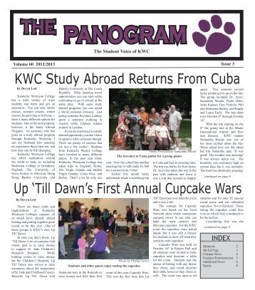 Up 'Till Dawn's First Annual Cupcake Wars KWC Study Abroad ...