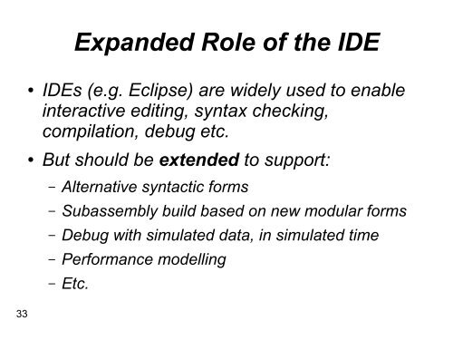 Bringing Programming Languages up to Date John Florentin ... - BCS