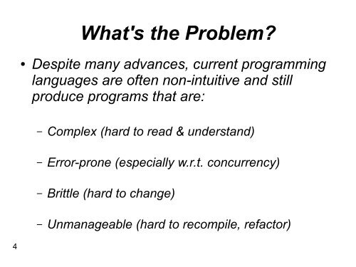 Bringing Programming Languages up to Date John Florentin ... - BCS