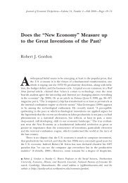 Does the “New Economy” Measure up to the Great Inventions of the ...