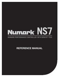 NS7 Reference Manual - v1.1 - Numark