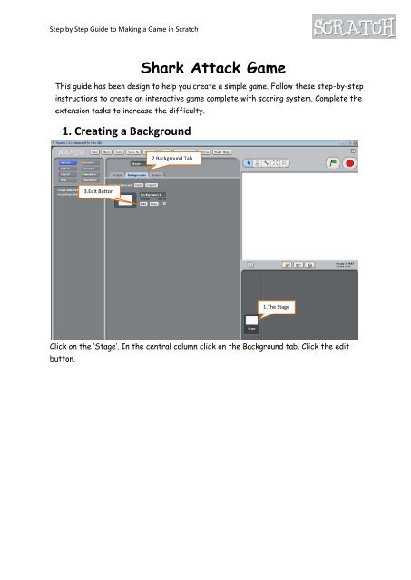 Shark Attack Game - Teach ICT