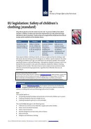 EU legislation: Safety of children's clothing (standard) - miepo