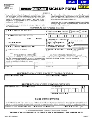 Standard Form 1199A