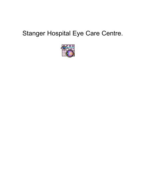 Stanger Hospital Eye Care Centre.