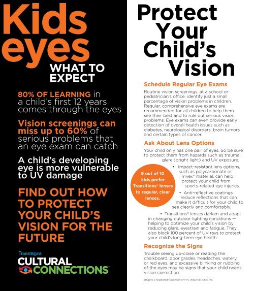 Kids Eyes brochure - Healthy Sight For Life Fund