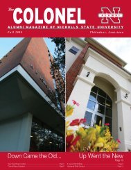 Voila 2007 Fall Pdf Nicholls State University