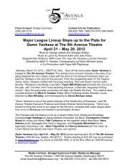 ANYTHING GOES script - 5th Avenue Theatre