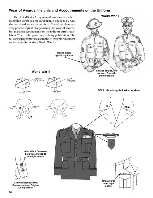 Wear of Awards, Insignia and Accoutrements on the - Medals of ...