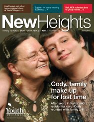 Cody, family make up for lost time - Youth Villages