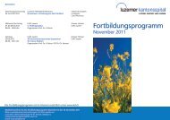 Fortbildungsprogramm - Luzerner Kantonsspital