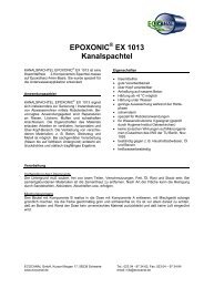 EPOXONIC EX 1013 Kanalspachtel