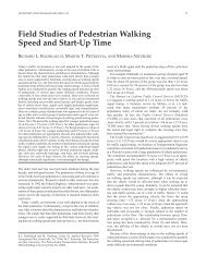 Field Studies of Pedestrian Walking Speed and Start-Up Time
