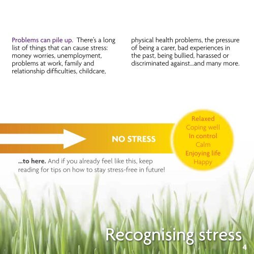 Steps to deal with stress - Minding Your Head