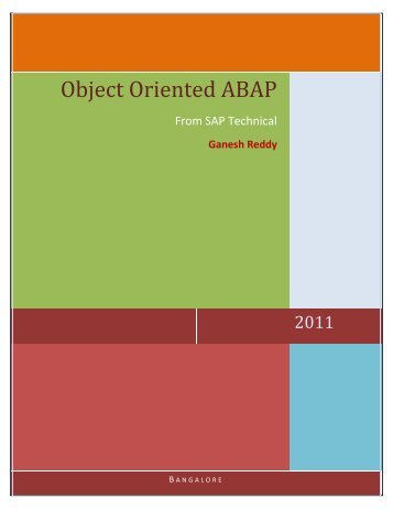 Object Oriented ABAP