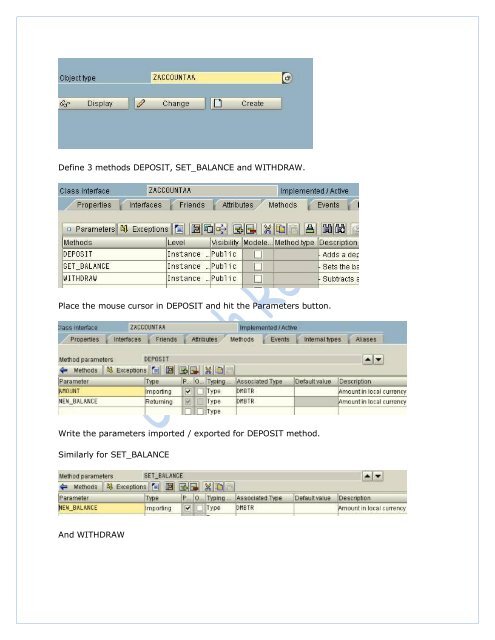 Object Oriented ABAP