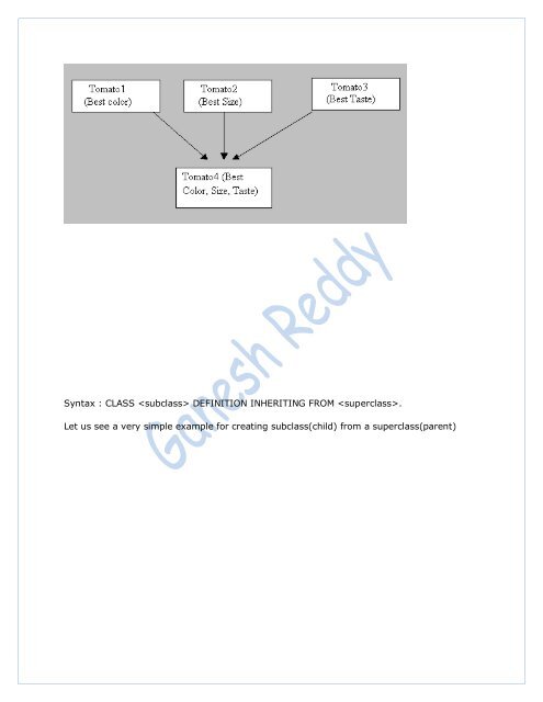 Object Oriented ABAP