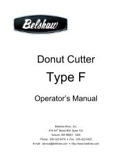 Manual: Type F - Belshaw Adamatic