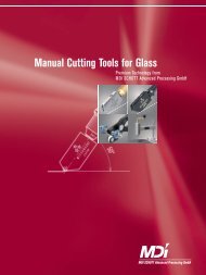 Manual Cutting Tools for Glass - MDI SCHOTT Advanced ...