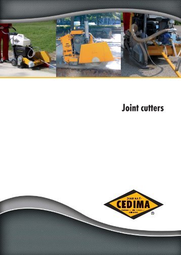 Joint cutters - Cedima