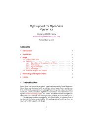 LaTeX support for Open Sans - Uni Erlangen