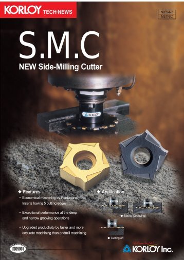 NEW Side-Milling Cutter Features