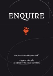 Enquire - MA Typeface Design