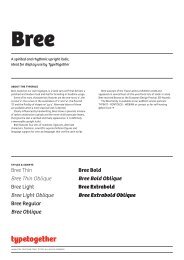 Bree Light Oblique - Type Together