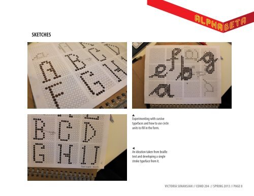 Alphabeta: A Modular Typeface – Process Book