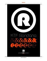 KTF Rondana - Kimera Type Foundry