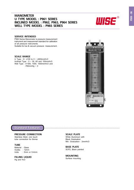 PRESSURE GAUGE PRESSURE GAUGE