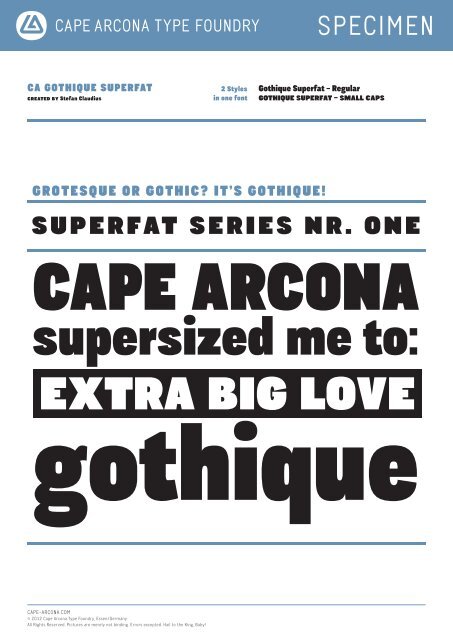Download PDF document - Cape Arcona Type Foundry