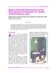 Study of Operating Characteristics of the 50 kV Electron Gun ... - BARC