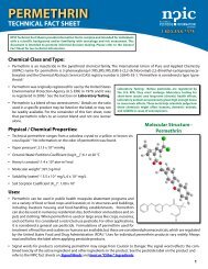 Permethrin - National Pesticide Information Center - Oregon State ...