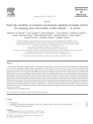 Heart rate variability as a measure of autonomic regulation of ...