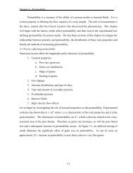 Chapter 3 – Permeability 3.1 Permeability is a measure of the ability ...