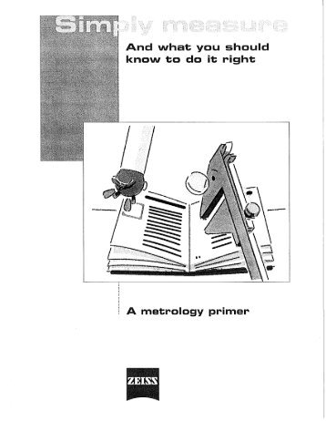 Simply Measure - A Metrology Primer - Ellison Technologies